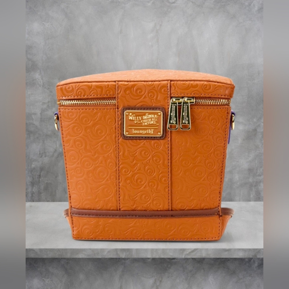 LE Willy Wonka Golden Ticket Figural Hat Crossbody Loungefly 🎩 - Picture 3 of 4